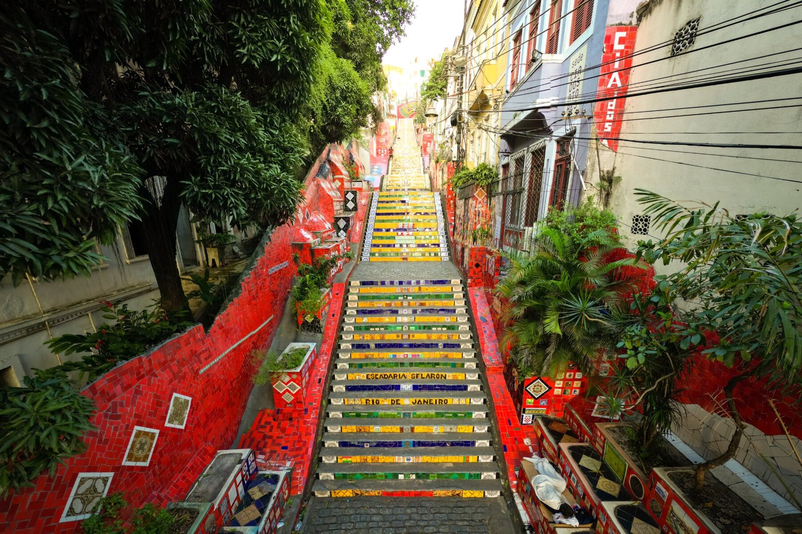 Escadaria Selarón no Rio de Janeiro